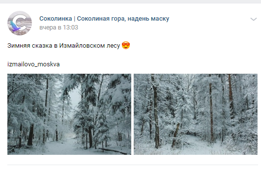 Фото дня: украшенный снегом Измайловский парк